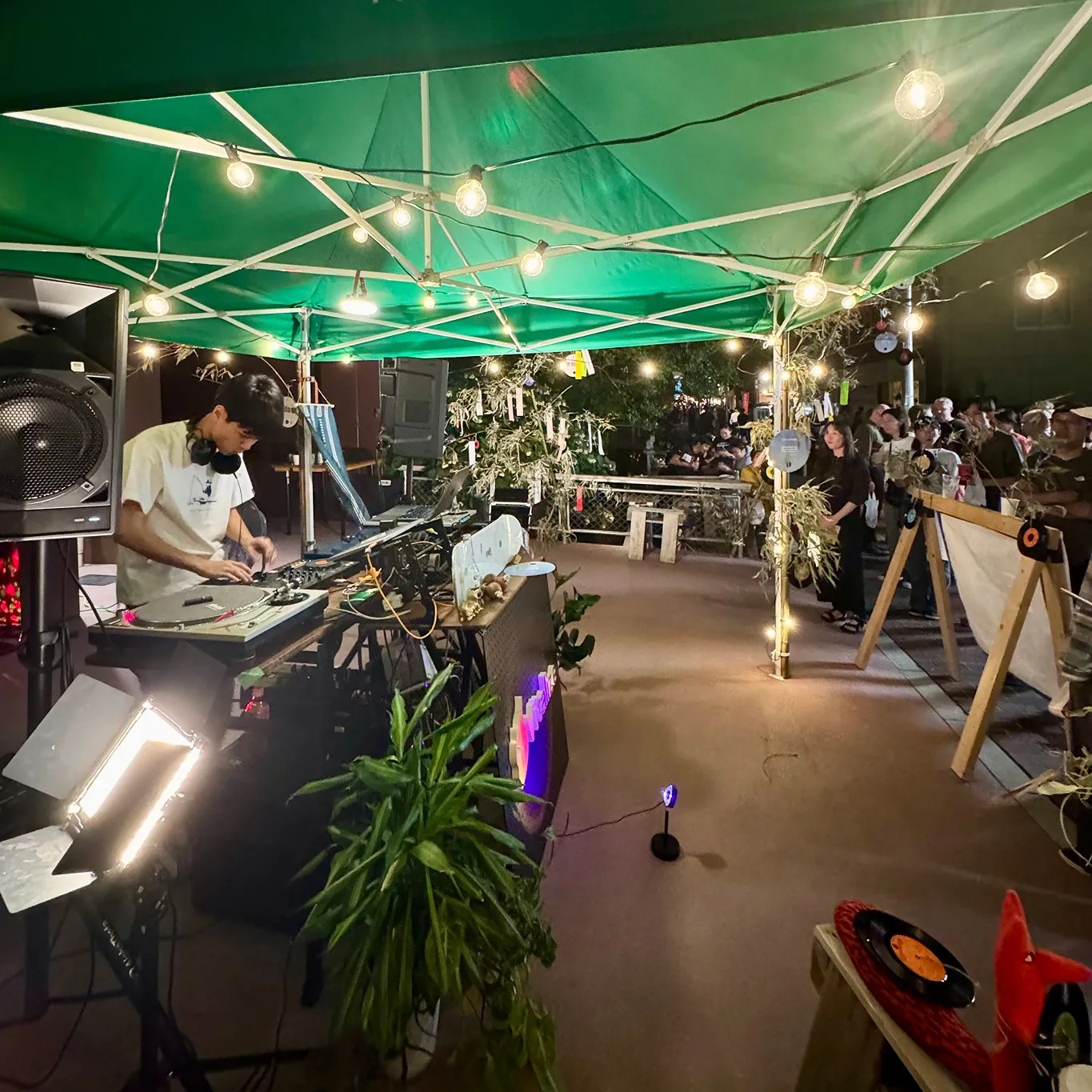 BABAKKAWA PARKの会場でにぎわうイベントの様子